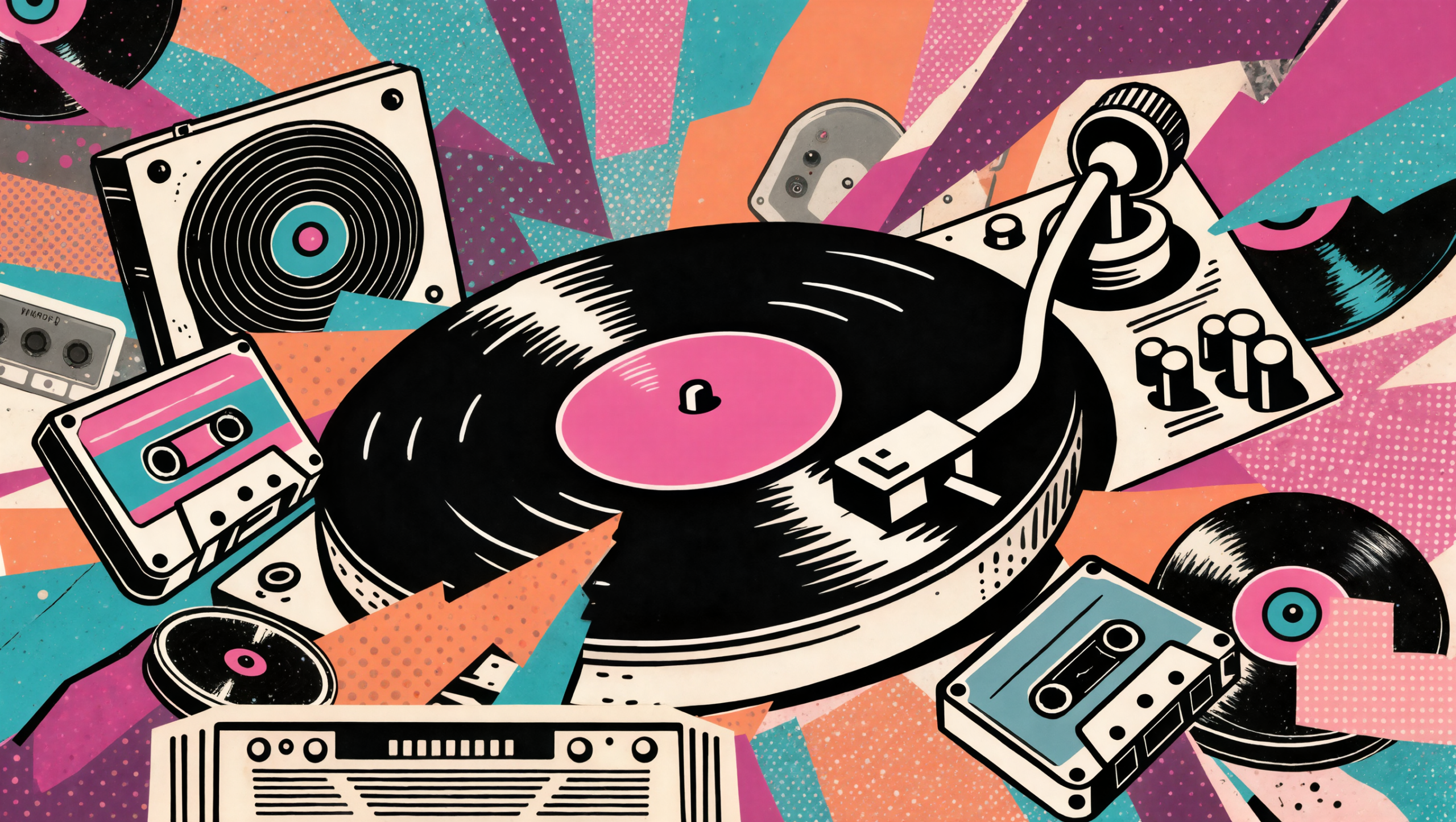 Historia del vinilo 4 Diagrama ilustrado explicando cómo funciona la aguja y el surco de un tocadiscos de vinilo