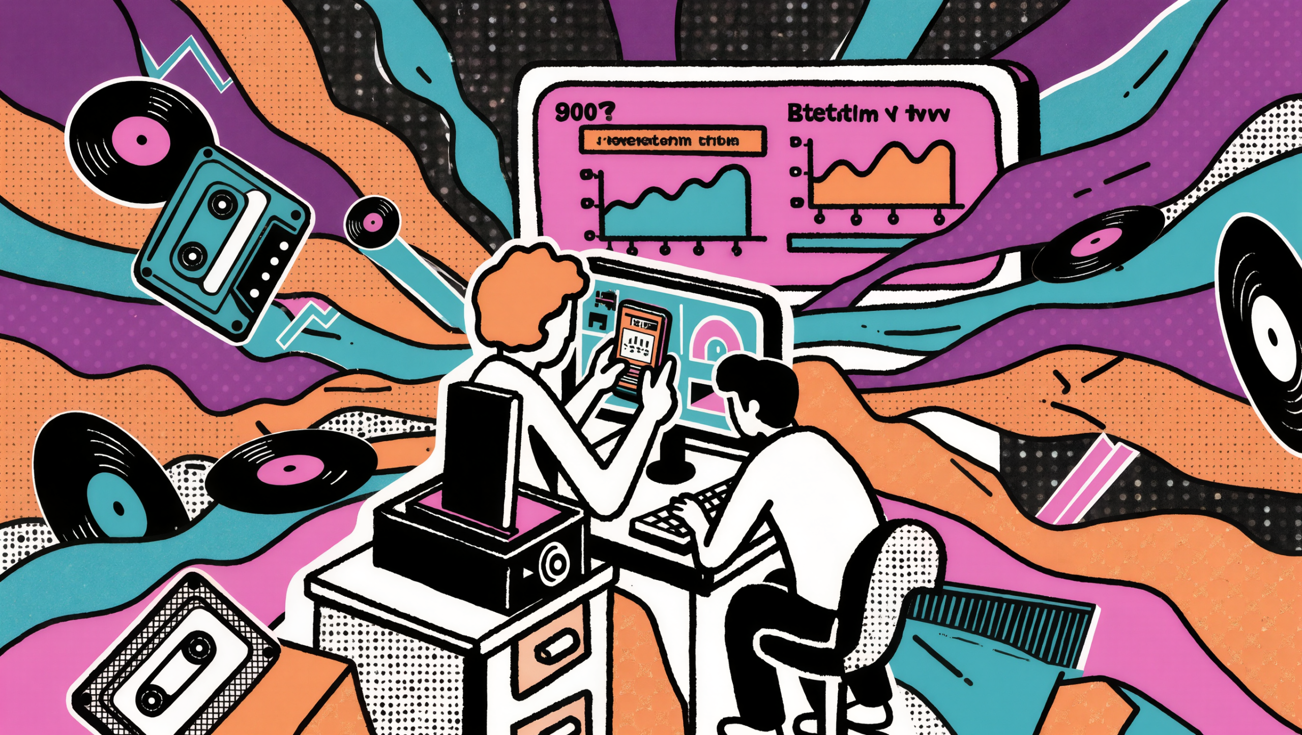 Cómo Crear Contenido Viral en Redes Sociales: 15 Claves 2026 3 Persona analizando gráficas de retención de vídeo en la pantalla de un móvil