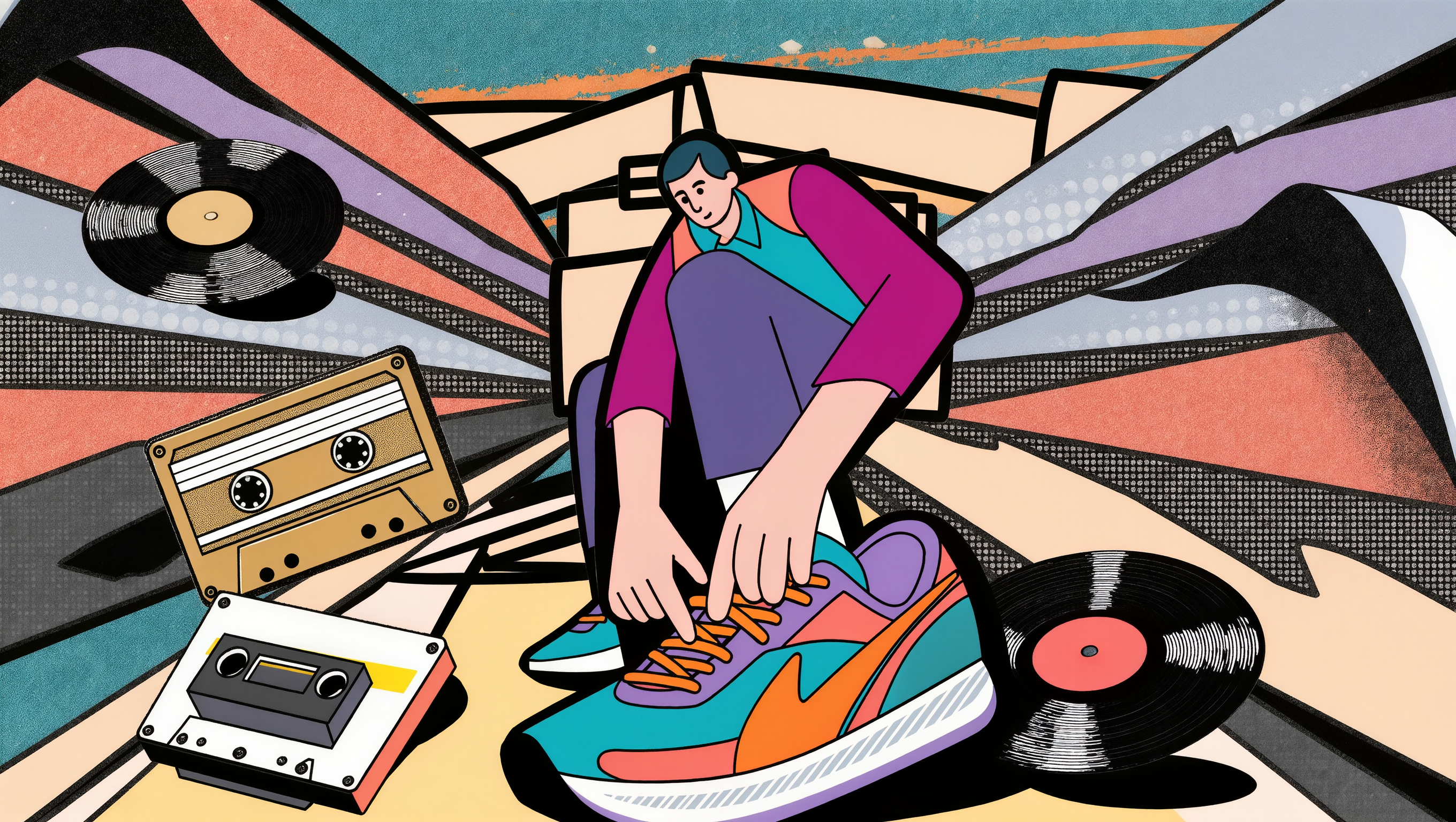 Zapatillas Para Correr Según Tu Pisada: La Guía Completa Para Elegir Bien 7 Persona probándose zapatillas de running en una tienda comprobando el espacio en la puntera con el dedo pulgar